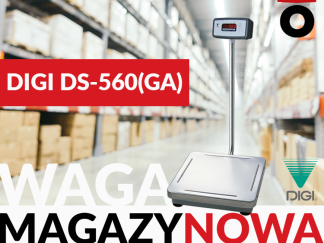 Waga magazynowa dwuzakresowa DIGI DS-560 (GA) z legalizacją